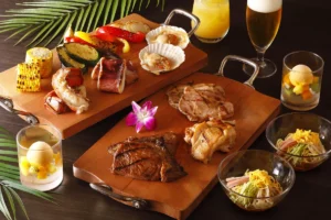 ホテルニューオータニ幕張で黒毛和牛×オマール海老の豪華BBQ!手ぶらで楽しむ夜のガーデンレストラン