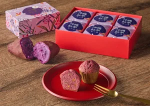 ブールミッシュから沖縄限定「沖縄紅芋ケーク」登場！伝統工芸・紅型パッケージが彩る極上の島スイーツ