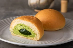 ファミマ限定！八天堂「とろけるくりーむパン 出雲抹茶」が進化。希少な抹茶を増量した2層仕立ての贅沢感