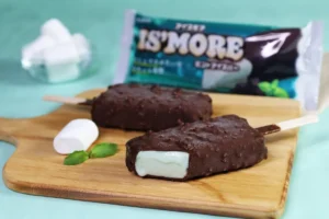 アンデイコ「アイスモア」に待望のミント味!ふわっふわ食感とチョコの爽やかハーモニー
