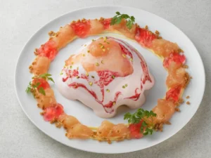 ルタオパトスに夏限定の桃スフレ登場！とろ～りソースが溢れ出す体験型スイーツを小樽で楽しもう