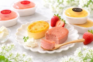 17年愛される名作に新作！お菓子のたいよう「熟すふれ・いちご」が2026年6月発売。濃厚×ふわとろの贅沢体験