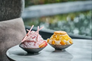 【フェアモント東京】究極のご褒美!フランス菓子を再現した「進化系かき氷」が35階の絶景ラウンジに登場