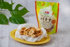 Doleコラボ！「もったいないバナナチップス」が7月1日新発売。サクッと食感＆アーモンドが止まらない美味しさ！