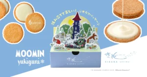 北海道限定ムーミンと旭川銘菓「き花」が夢のコラボ！飾れるジオラマパッケージが可愛すぎる♪