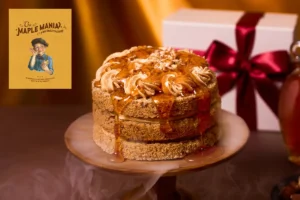 ザ・メープルマニア初の通販限定「メープルヘーゼルナッツケーキ」誕生!贅沢シロップで至福のティータイムを