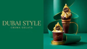 リンツから話題の“ドバイチョコ”がジェラートに！ピスタチオとザクザク食感を楽しむ期間限定「ドバイスタイル クレマジェラータ」登場
