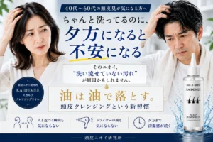 油で油を落とす新習慣！頭皮のニオイ悩みを解決するKAIDEMEEがMakuakeに登場